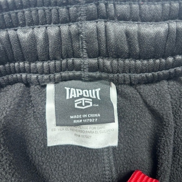 Tapout Pants Mens Medium Warm Up Gym Fitness Training Y2K Style MMA Lifting - Picture 2 of 6